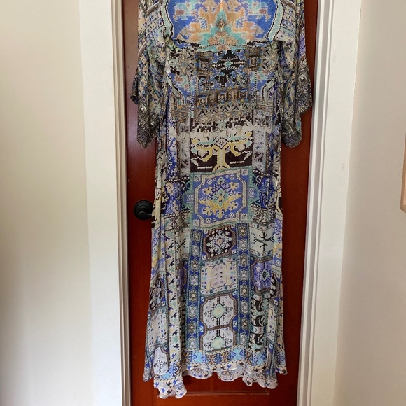 Camilla Silk Maxi Coverup/Dress - Picture 9 of 10